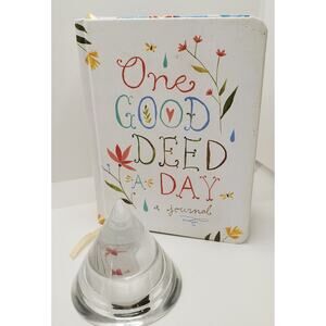 Art Glass Paperweight Cone Shaped Clear Approx. 3" X 3" Nice Quality